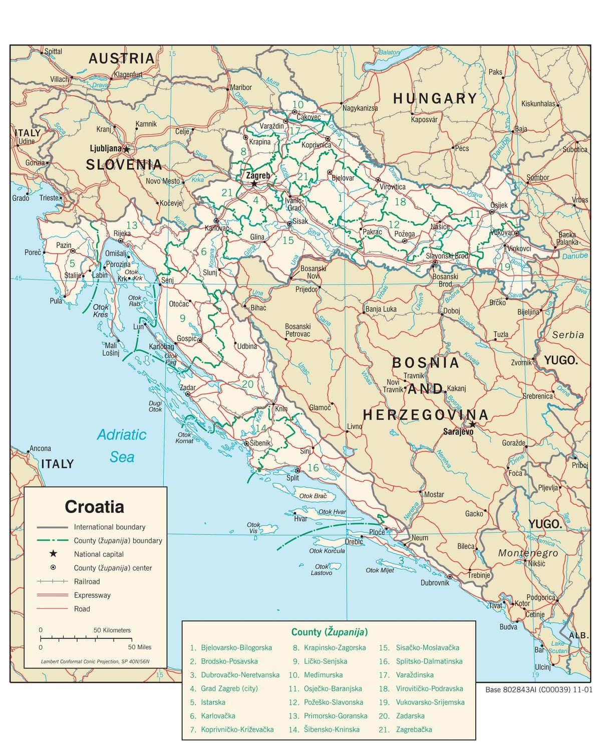 карта лидл у Хрватској
