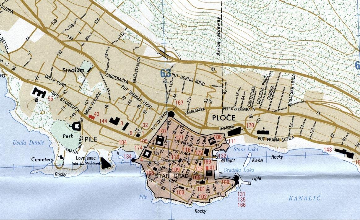 карта ријека, Хрватска