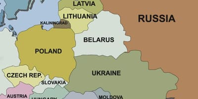 Карта Хрватске и суседних земаља