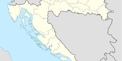 Локација на мапи Хрватске