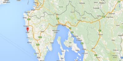 Карта пореч, Хрватска 