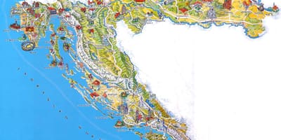 Туристичке атракције на мапи Хрватске