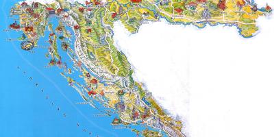 Туристичке атракције на мапи Хрватске